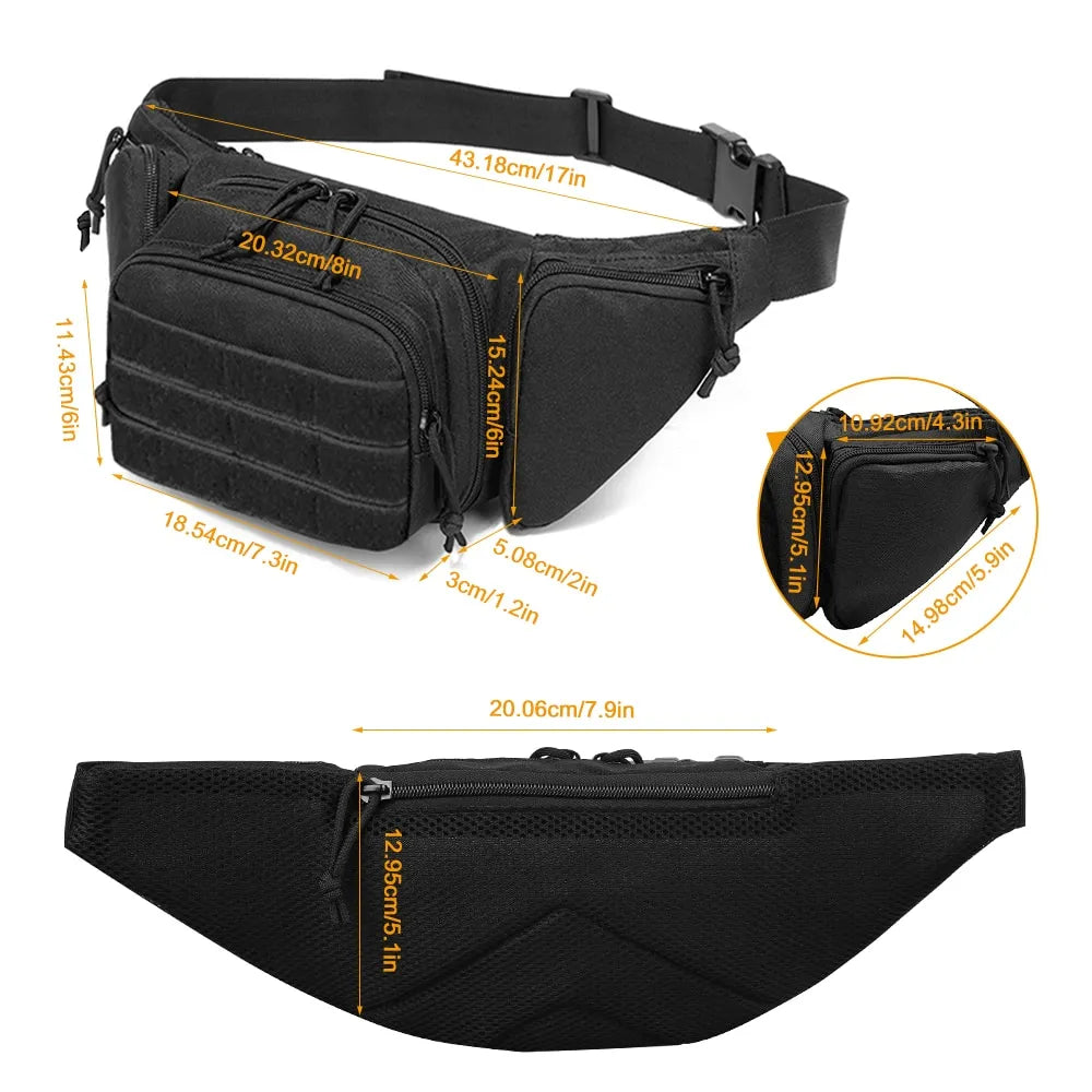 Outdoor Tactical Multifunctional Storage Belt Bag