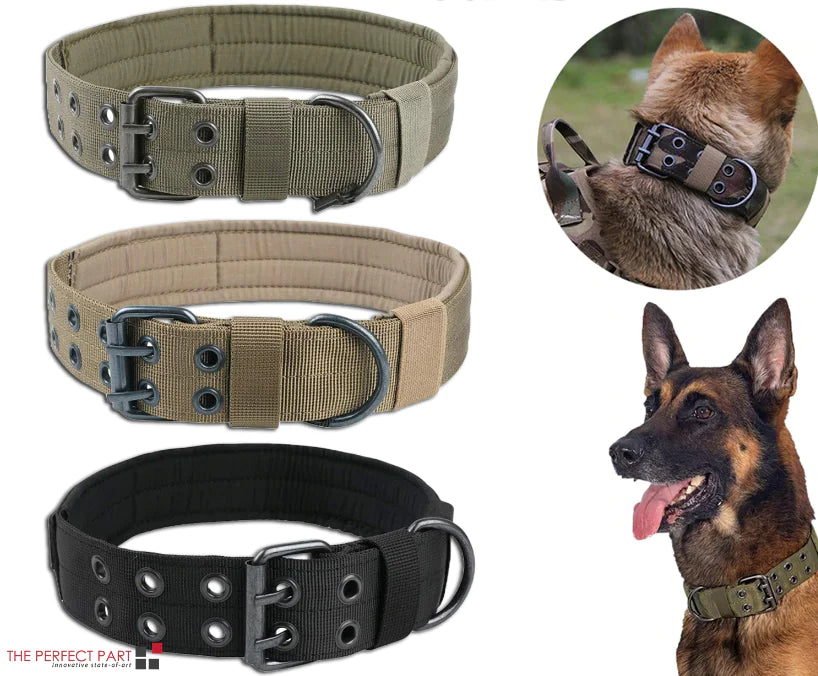 2″ Wide Tactical Dog Collar with Handle