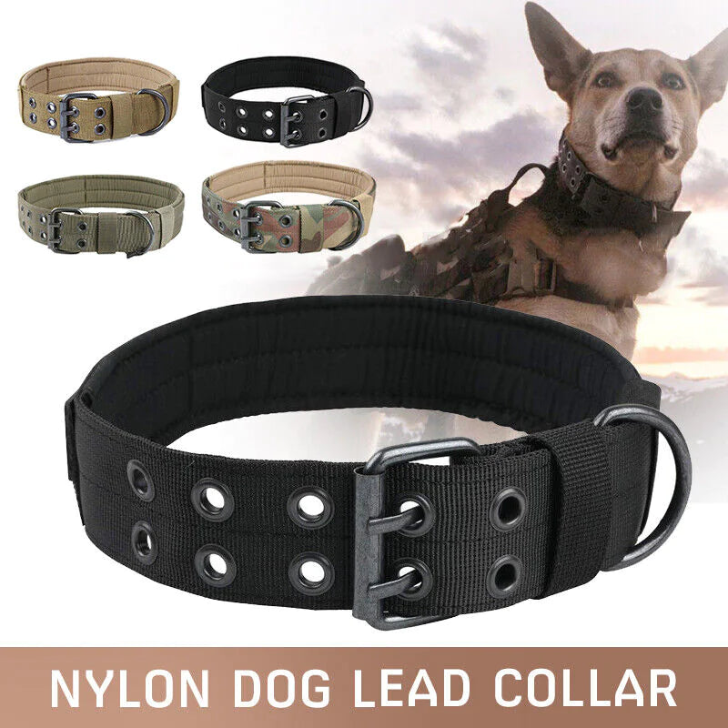 2″ Wide Tactical Dog Collar with Handle