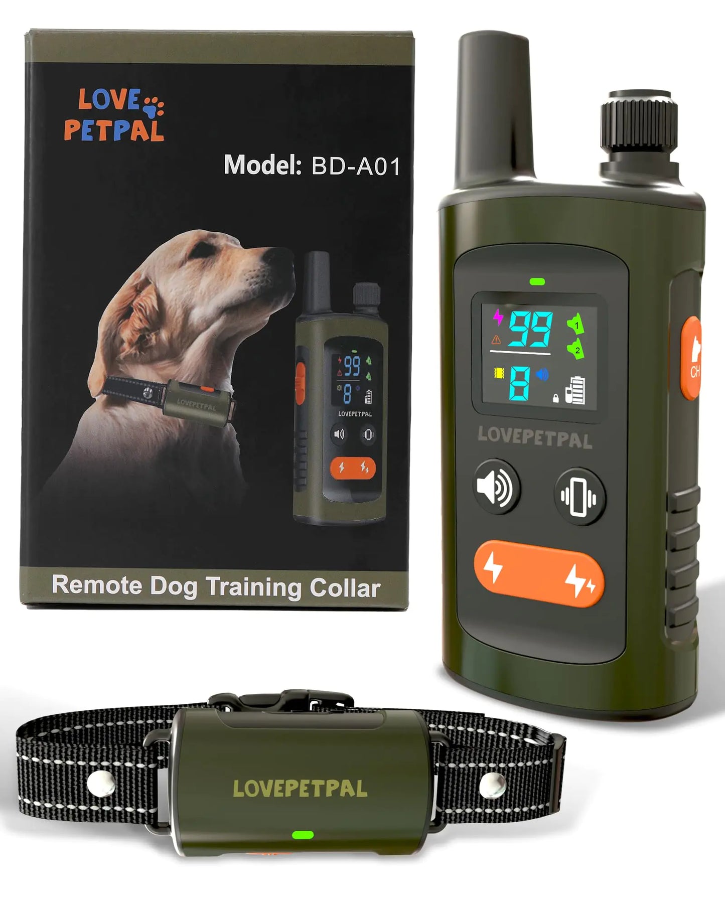Dog Training Collar with Remote Control (3500FT Range)
