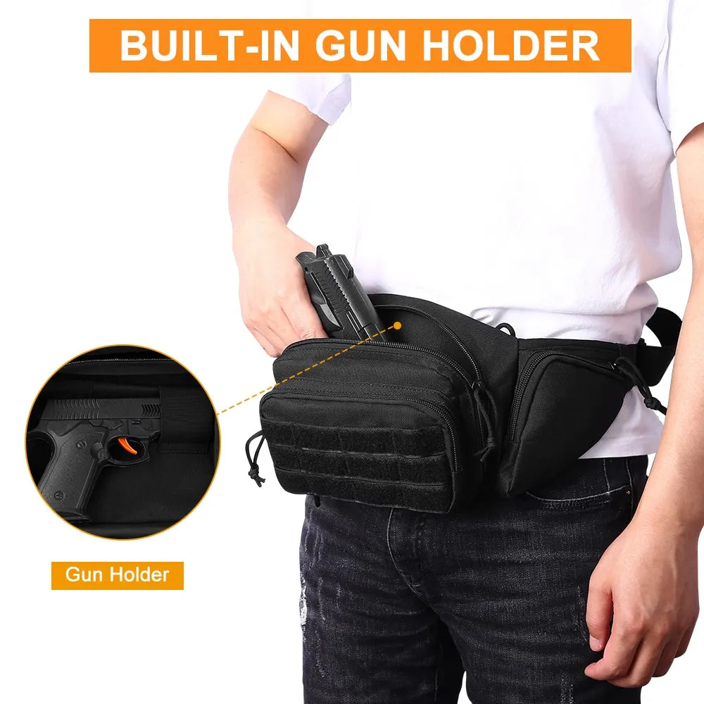 Outdoor Tactical Multifunctional Storage Belt Bag
