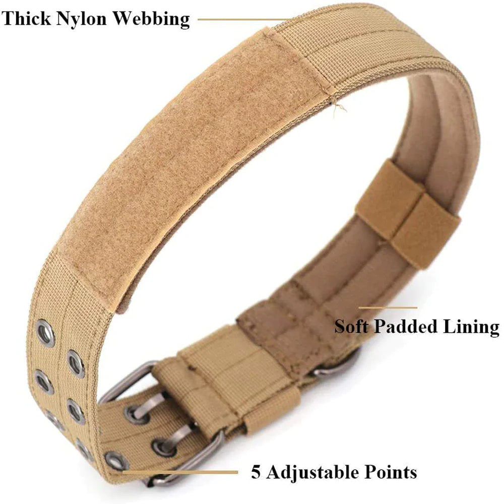 2″ Wide Tactical Dog Collar with Handle